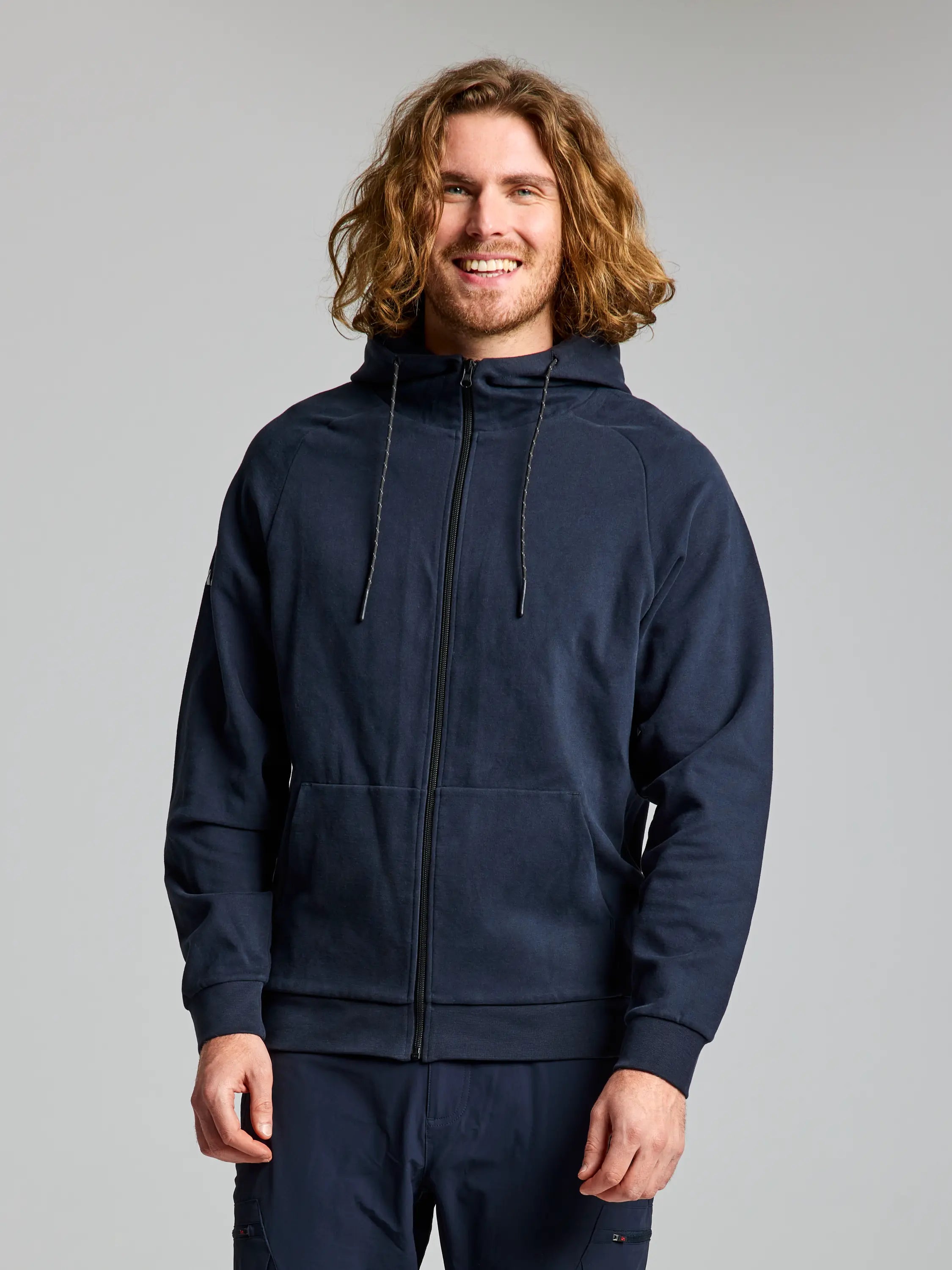 Deck Full Zip Hoodie - Organic Cotton Men's Hoodie | SLAM Deck Full Zip Hoodie - Organic Cotton Men's Hoodie | SLAM