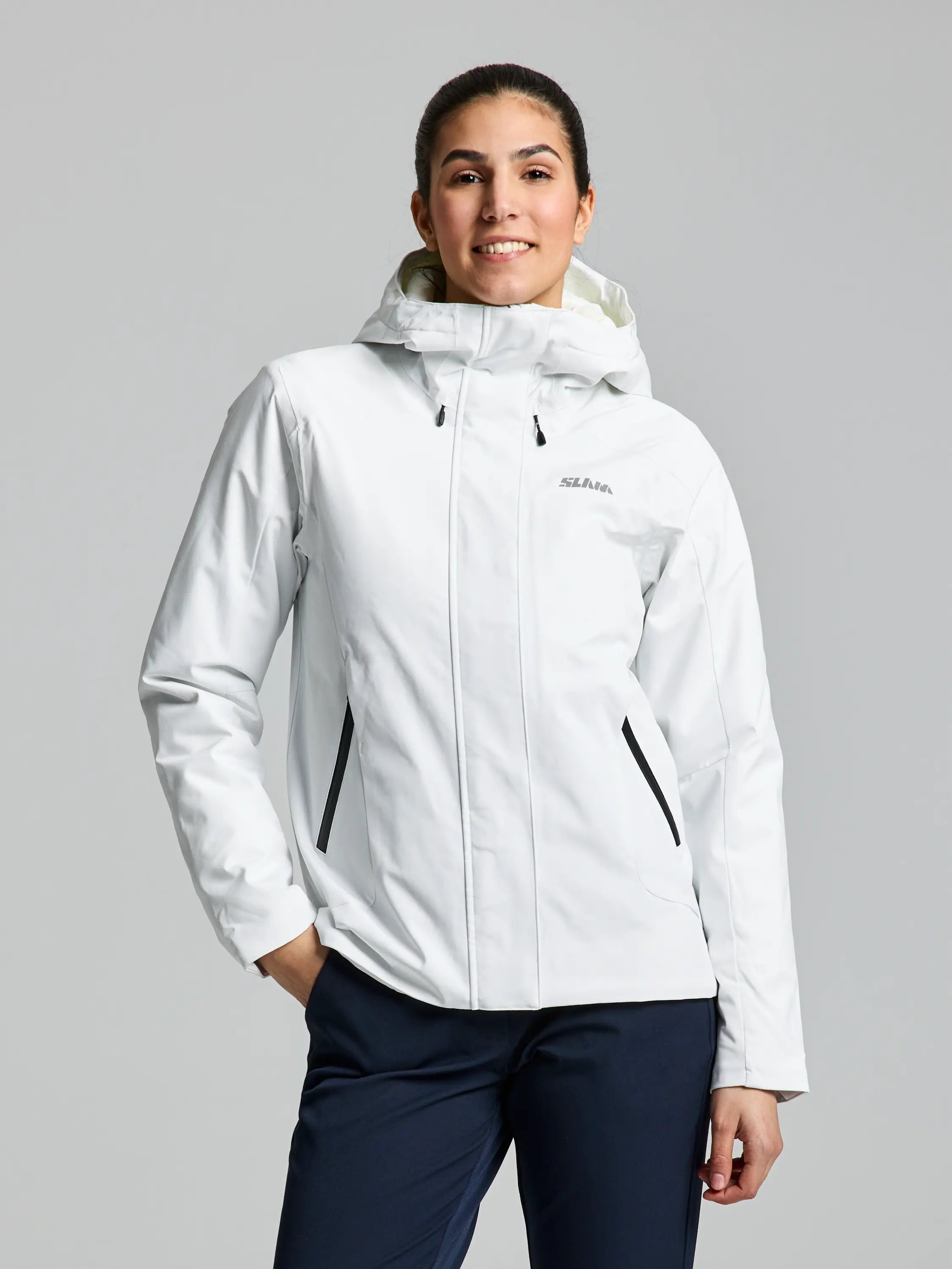 Active Woman Hooded Insulated Jacket Women s Thermal Jacket SLAM