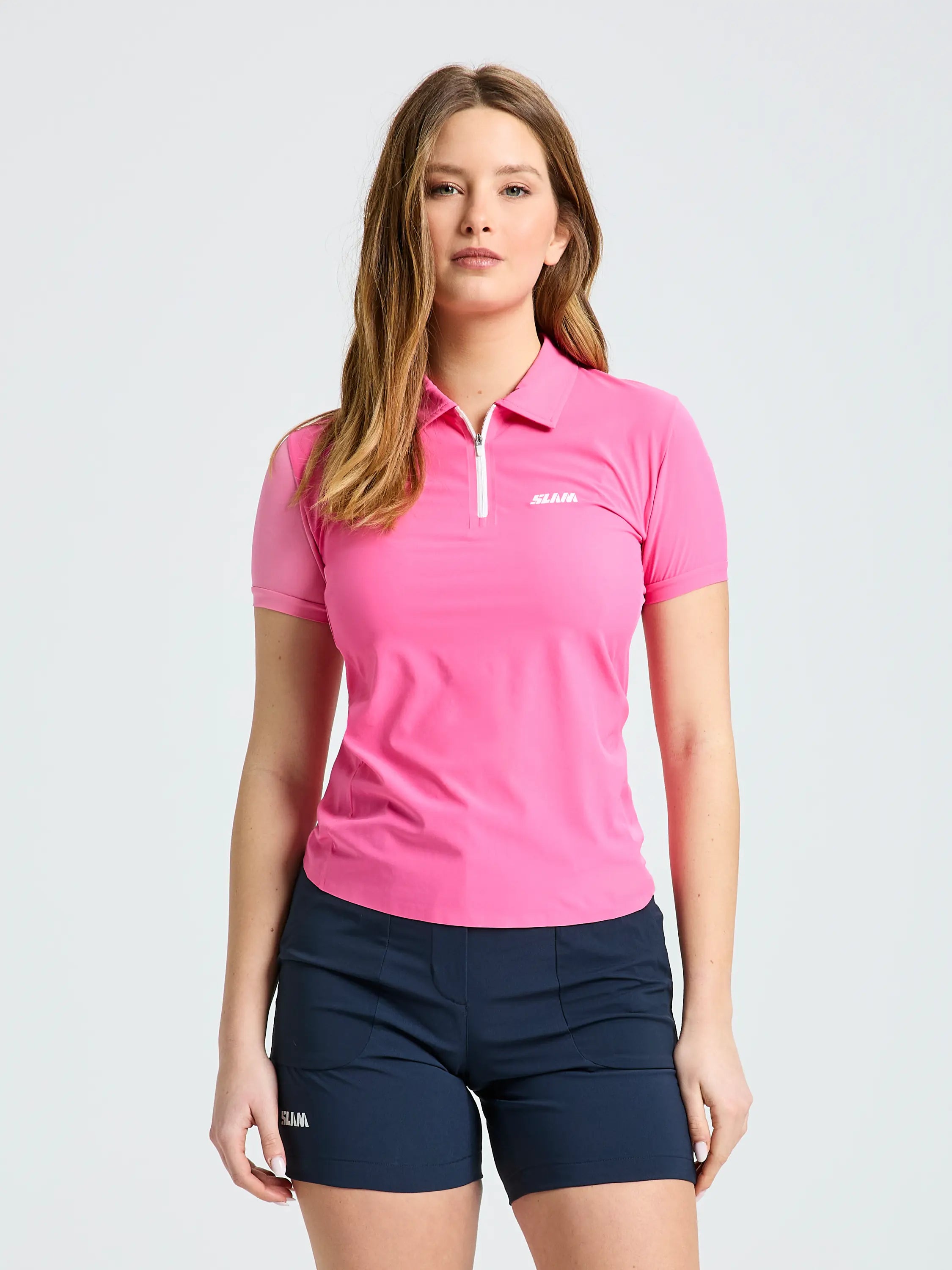 OD WS Tech Polo SS - Women's short-sleeve technical polo with UV