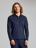 Tech Pique Polo Long Sleeve - Men's Technical Polo | SLAM Tech Pique Polo Long Sleeve - Men's Technical Polo | SLAM