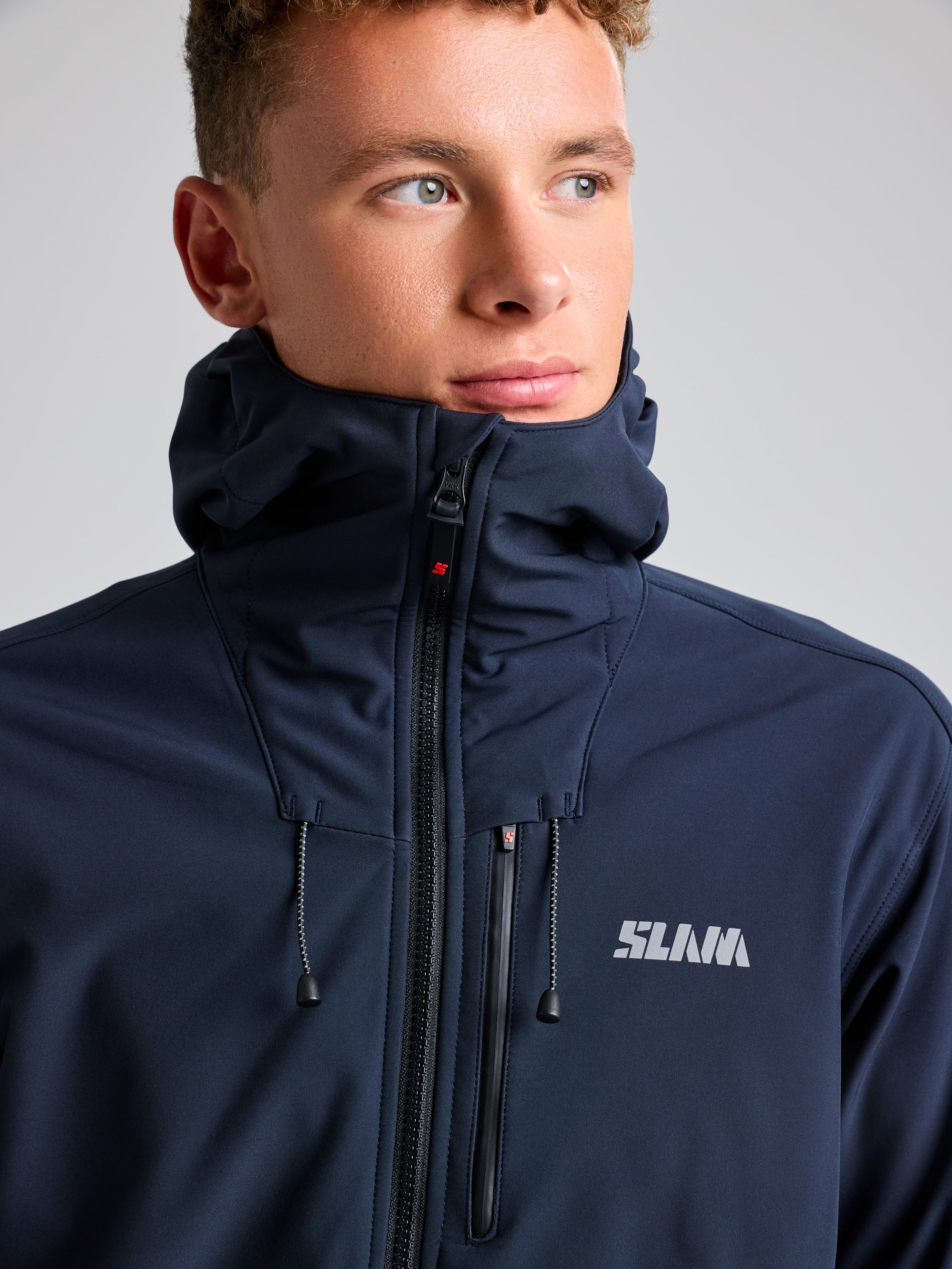 Giacca lunga blu in softshell | Ciesse Piumini Giacca lunga blu in softshell | Ciesse Piumini