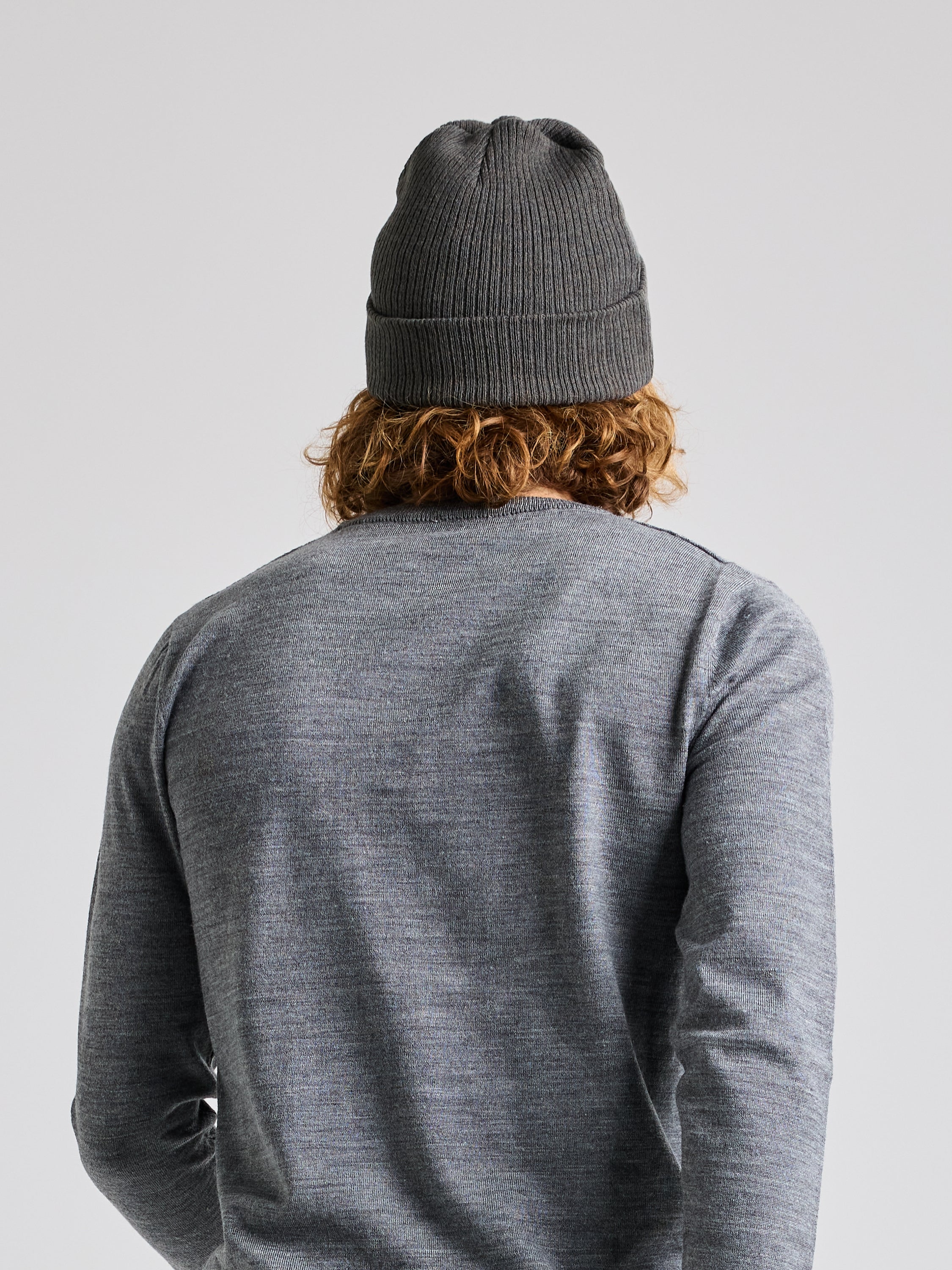 極美 24AW NEIGHBORHOOD WASHED CABLE BEANIE Wool Beanie 100% American Made - Heather | WiesMade
