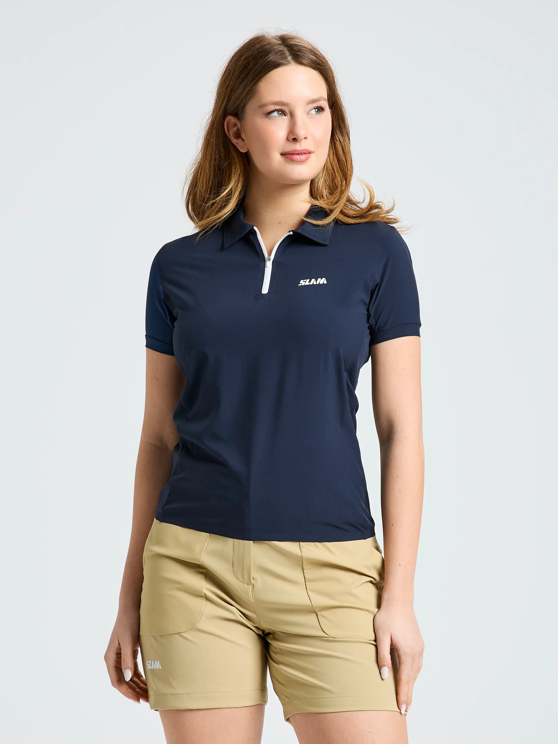［レディース]W’s TECH POLO SHIRTS S/S OD WS Tech Polo SS - Women's short-sleeve technical polo with UV