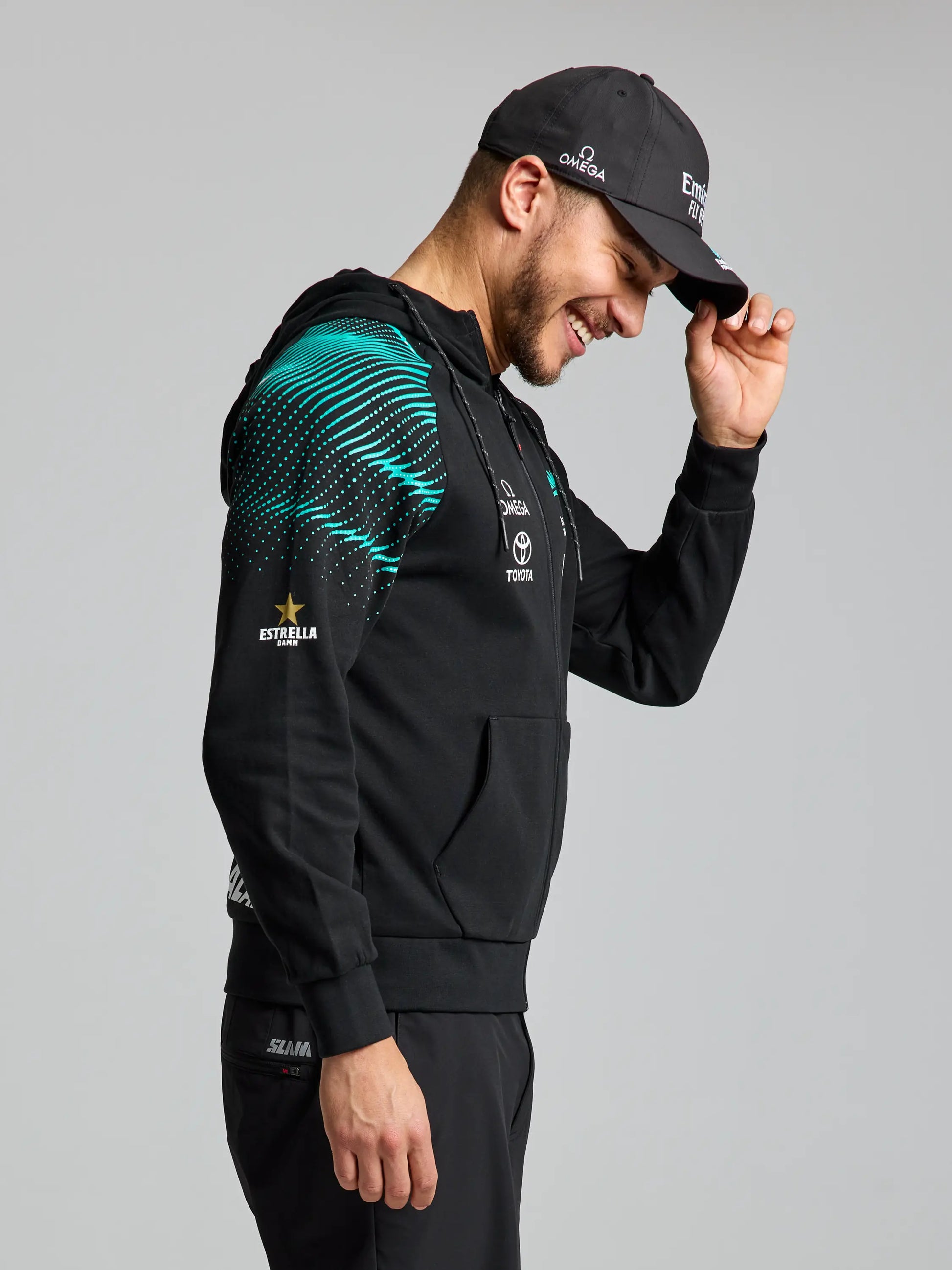 ETNZ Deck Full Zip Hoodie Herren Stretch Baumwoll Hoodie SLAM